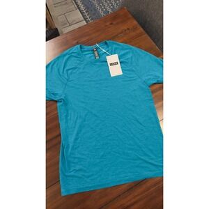 LSKD Mens AeroFLX+ Seamless Tee Blue Bird‎ Marl MASS00450 L NWT